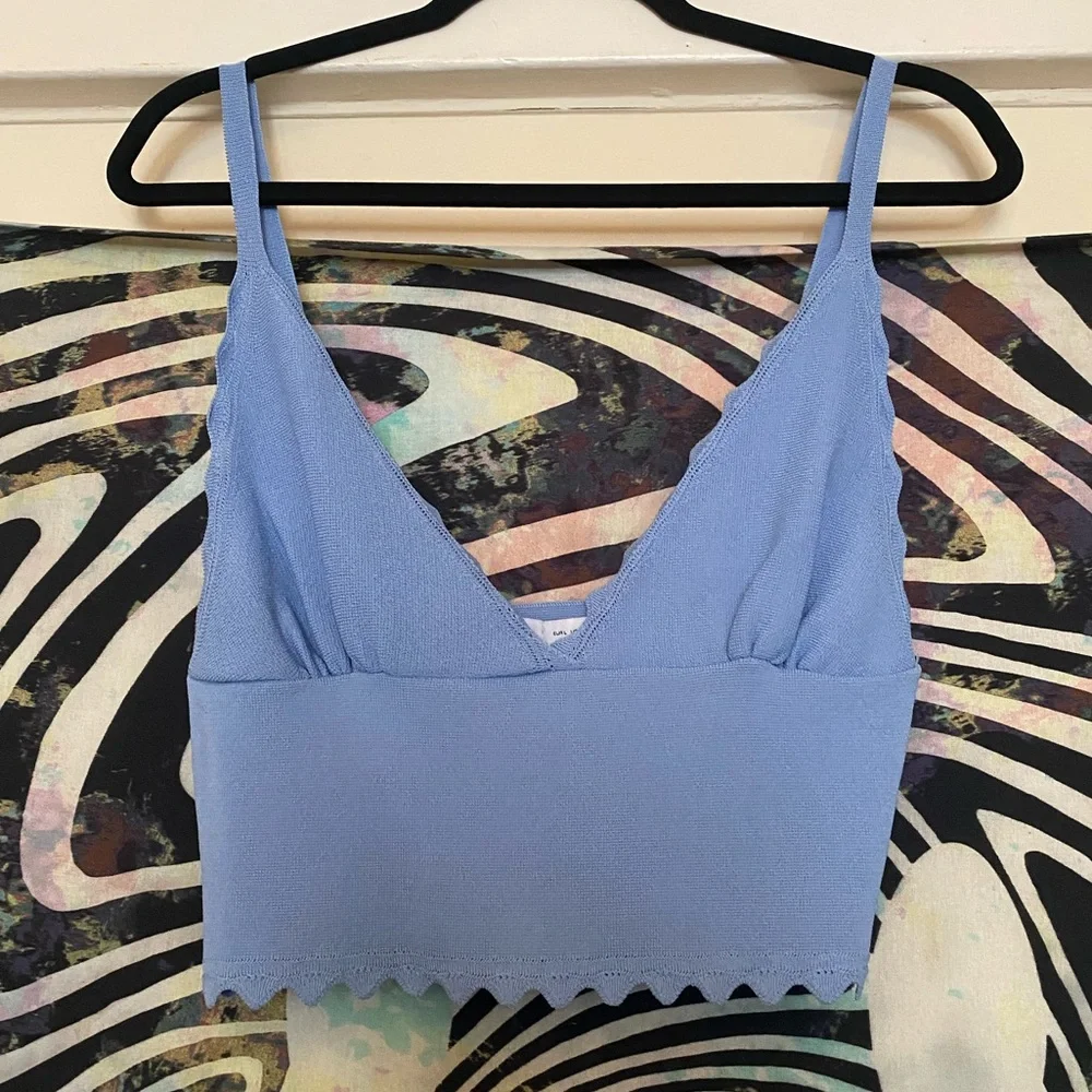 NWOT 'Zara' Knit Plunge Tank - Picture 1 of 3